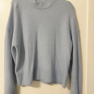 J. Crew Soft Blue Crew Neck Sweater
